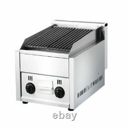 21 Charbroiler Commercial Countertop Char Broiler Grill 2 Burner Gas & Propane