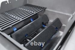 2-Burner Liquid Propane Grill Fold-down Left Side Table Cast-iron Cooking Grates