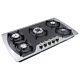 5Burners Gas Stove 35.4 Built-In Natural Gas Cooktop Propane Stainless For Home