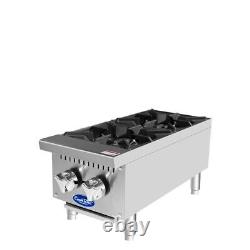 Atosa ACHP-2-LP 2 BURNER HOT PLATE PROPANE WITH 5 YEARS PARTS & LABOR
