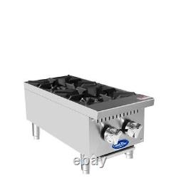 Atosa ACHP-2-LP 2 BURNER HOT PLATE PROPANE WITH 5 YEARS PARTS & LABOR