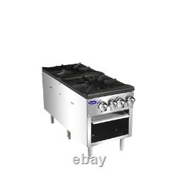 Atosa ATSP-18-2L-LP 18 DOUBLE Stock Pot Stove PROPANE WITH 5 YEARS PARTS &LABOR