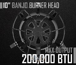 Banjo 16 Single Propane Burner 200,000BTU 1 Burner Portable Gas Stove