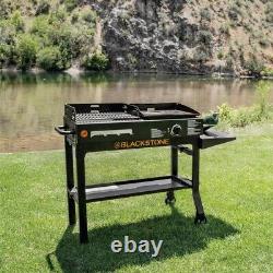 Blackstone Duo 17 Propane Griddle And Charcoal Grill Combo Family Patio Outdoor