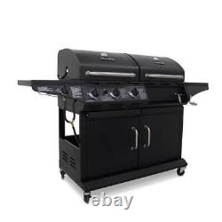 Char-Broil 1010 Deluxe Combination Charcoal & 3 Burner 36,000 BTU Gas Grill