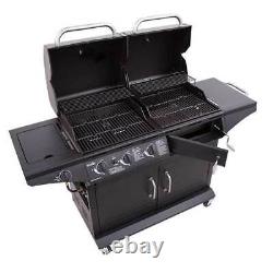 Char-Broil 1010 Deluxe Combination Charcoal & 3 Burner 36,000 BTU Gas Grill