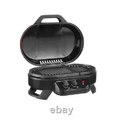 Coleman RoadTrip Propane Grill Portable 2-Burners with Cast Iron Grate Steel Red