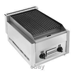 Commercial 2 Burner Broiler Grill Gas & Propane Gas Restaurant BBQ Countertop