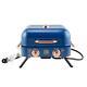 KENMORE Portable Propane Gas Grill 22.65 2-Burner Foldable Legs Navy Copper