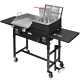 Portable Outdoor Grill Double Burner Propane Gas BBQ Station