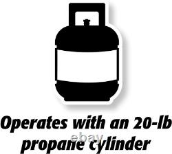 Portable Outdoor Propane Burner Cooker Stand Regulator 4' Hose 65,000 Btu/Hour