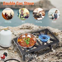 Propane Double Cast for Patio Camping BBQ L7Y1