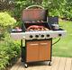 Propane Gas Grill 4 Burners Stainless Steel Cooking Grill Outdoor BBQ 48000 BTU