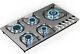 Propane Gas Stove Top Gas Cooktop 5 Burner Stainless Steel Gas Hob Heavy Duty US