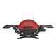 Q 1200 1-Burner Portable Tabletop Propane Gas Grill in Red