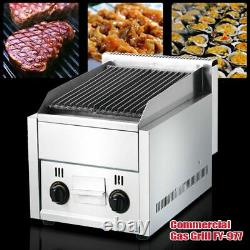 Radiant Char Broiler Grill 2-Burner Gas +Propane Commercial Gas BBQ Grill