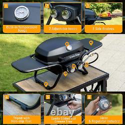 Sophia & William Portable Propane Gas Grill Outdoor Tabletop Small BBQ Grills 2