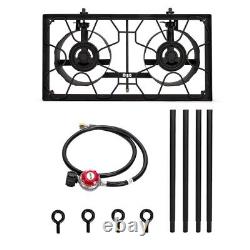 Stove High Pressure Propane Gas Cooker Portable Cast Iron Patio Cooking Burner
