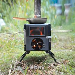 TOAUTO Smokeless Fire Pit Stove Bonfire Outdoor Wood Burning Camping Tent Stove